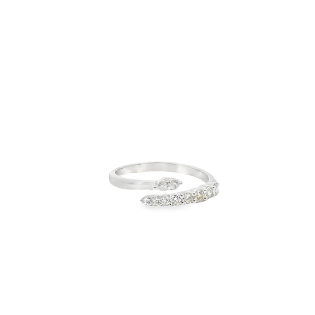 Bypass Diamond Ring