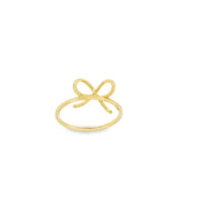 Diamond Pave Bow Ring