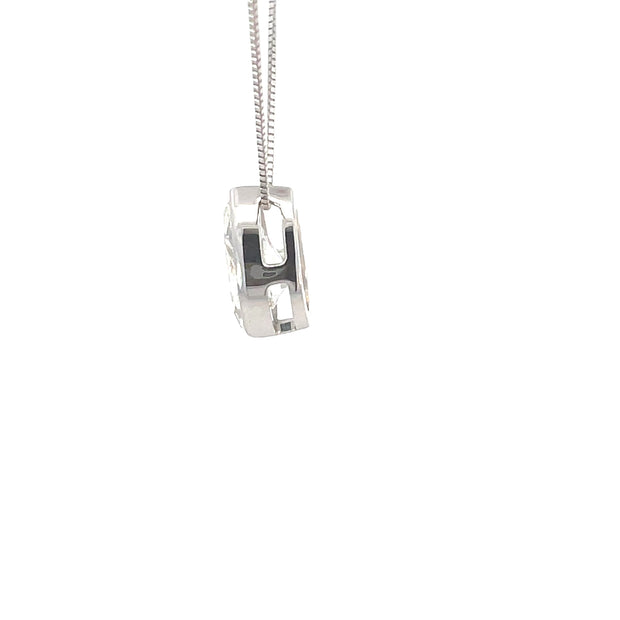 Lab Grown Pear Diamond Solitaire Necklace