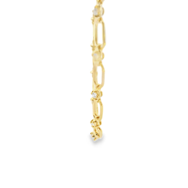 Diamond Open Link Necklace