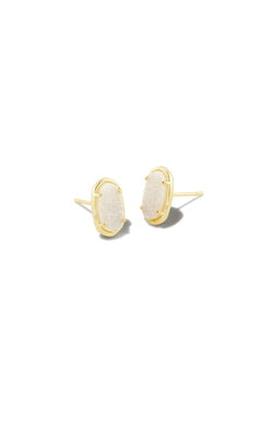Kendra Scott Grayson Iridescent Drusy Stud