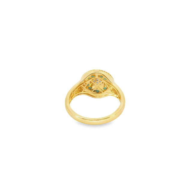 Turquoise and Sapphire Ring
