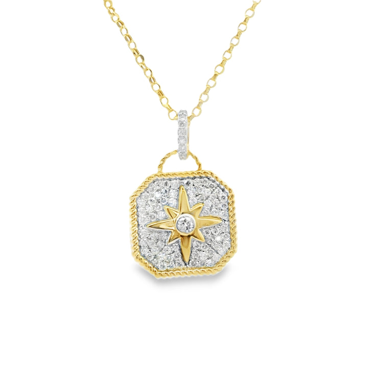 Diamond Pave Star Pendant