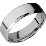 14K White Gold + Satin , Polish Finish
