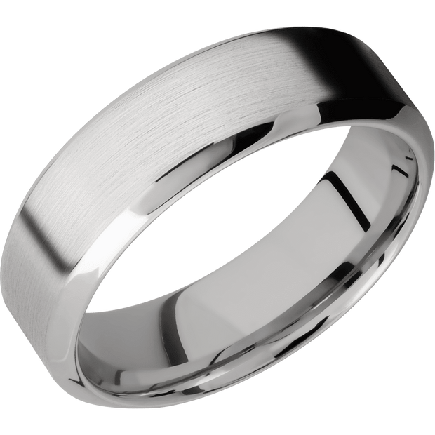 14K White Gold + Satin , Polish Finish