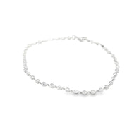 1 Carat Diamond Bezel Tennis Bracelet