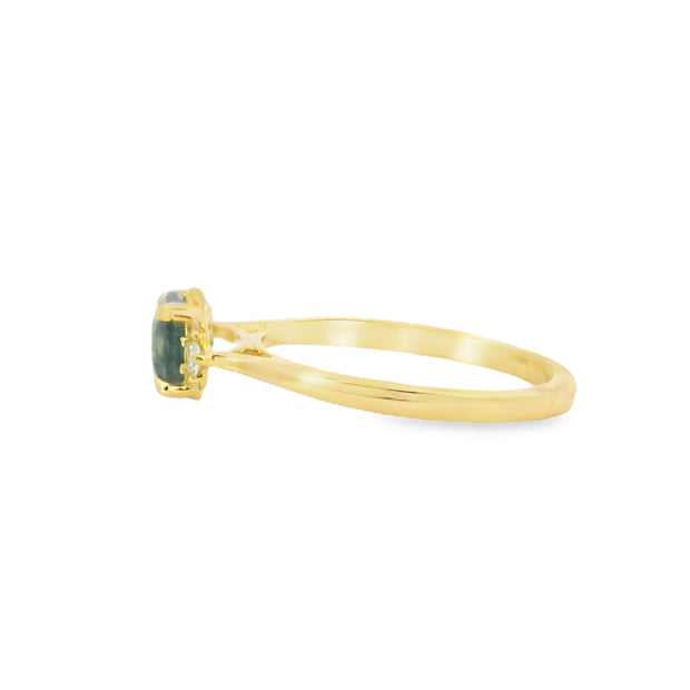 Moss Agate Ring