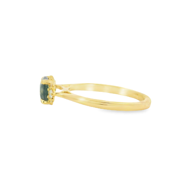 Moss Agate Ring