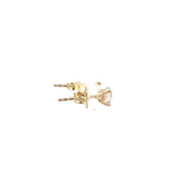 .75Ct Yellow Gold Diamond Solitaires