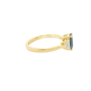 Sapphire and Diamond Ring