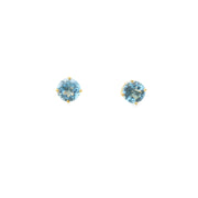Blue Topaz Solitaires