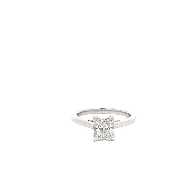 Radiant Cut Lab Grown Engagement Ring