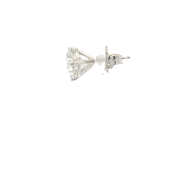 Diamond Solitaire Earrings