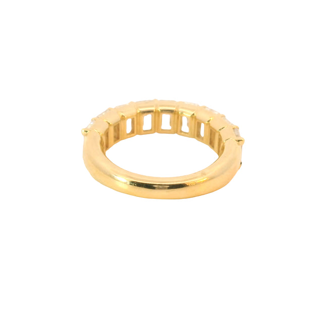 Emerald Cut Lab Grown Diamond Band