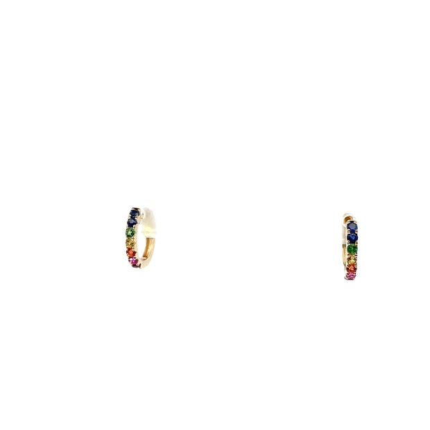 Sapphires Hoops