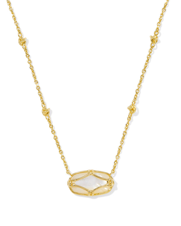 Kendra Scott Elisa Lattice Frame Necklace