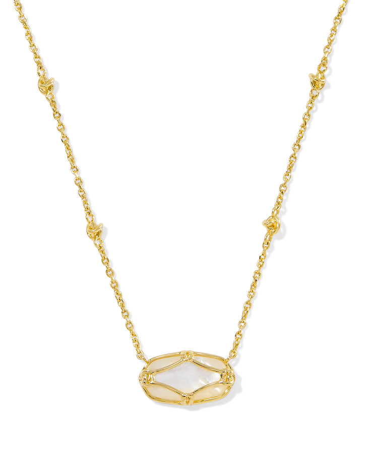 Kendra Scott Elisa Lattice Frame Necklace