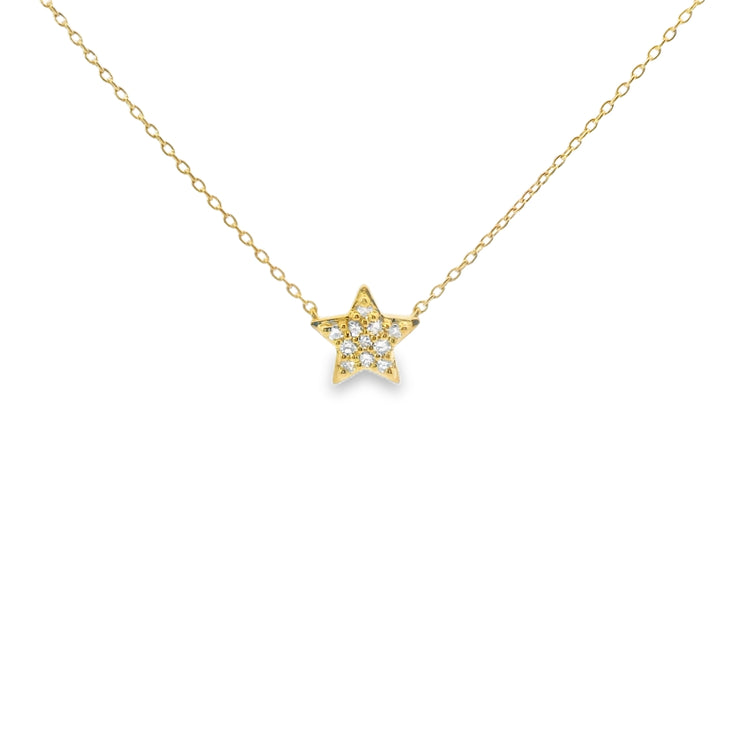 Diamond Pave Star Pendant