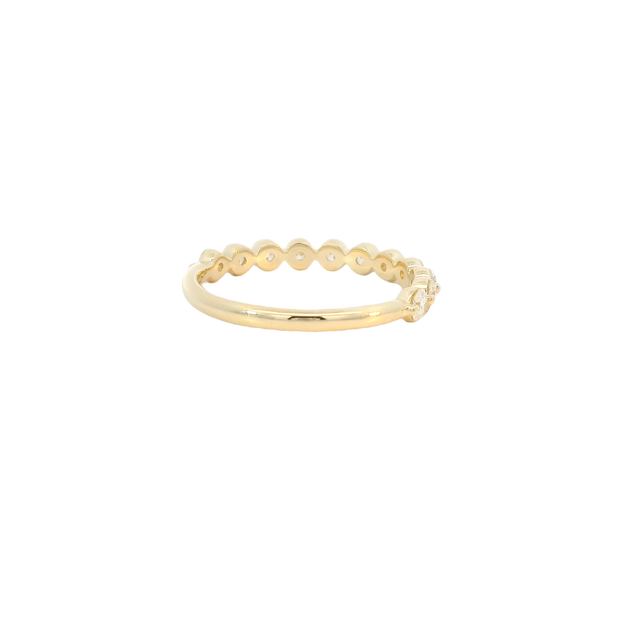 Yellow Gold Diamond Band
