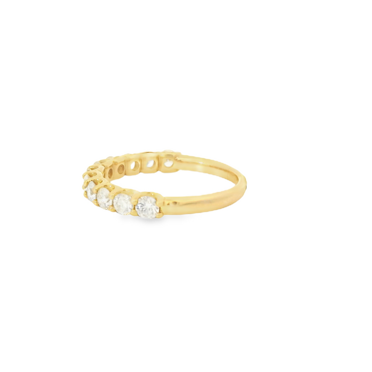 Yellow Gold Diamond Band