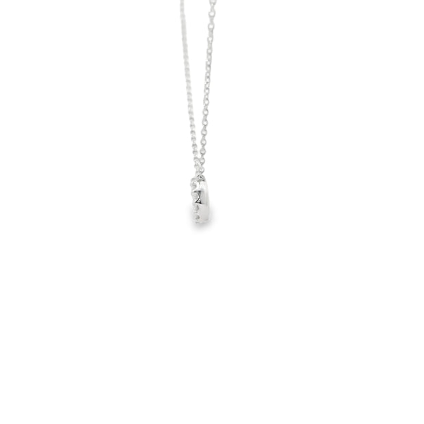 Diamond Pave Disc Pendant