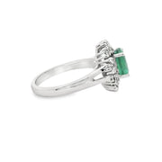 Emerald and Diamond Ring