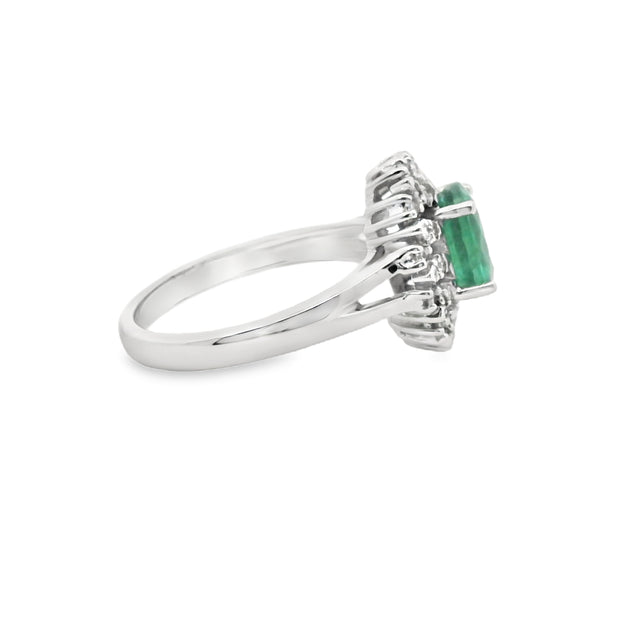 Emerald and Diamond Ring