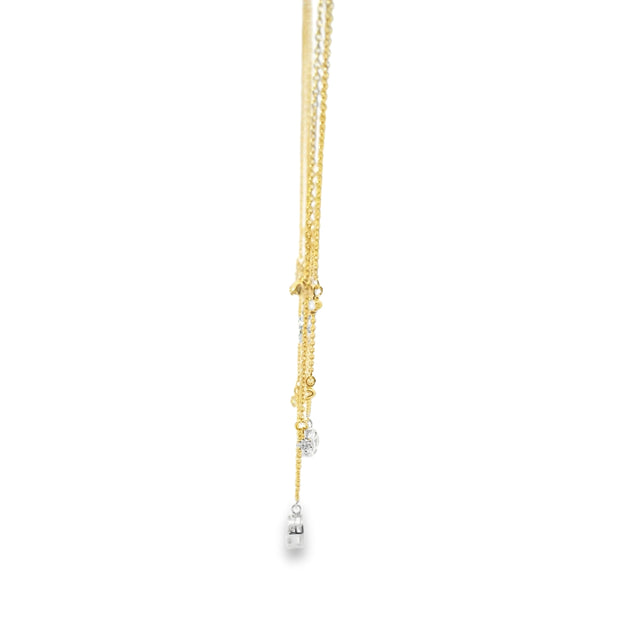 Diamond Multi-Strand Necklace