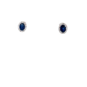 Sapphires and Diamonds Studs