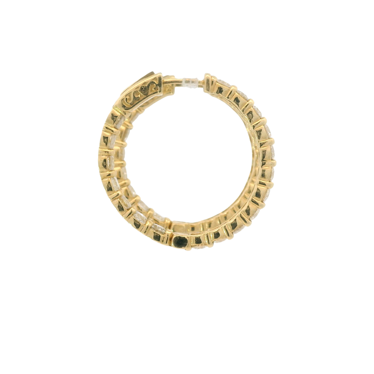 5.10 tw Diamonds Hoops