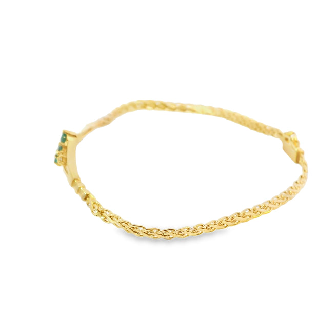 Emerald and Diamond Bracelet