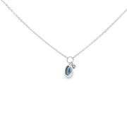 Sapphire and Diamond Necklace