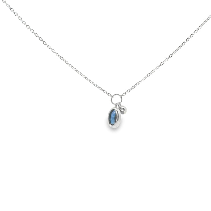 Sapphire and Diamond Necklace