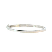 Flush Set Diamond Bangle Bracelet