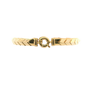 Yellow Gold Arrow Link Bracelet