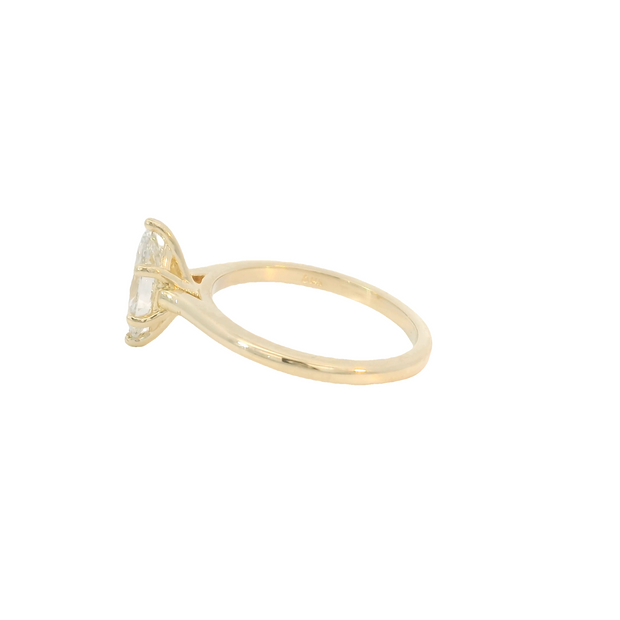 Yellow Gold Lab Grown Engagement Ring