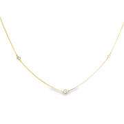 Lab Grown Diamond Station Necklace