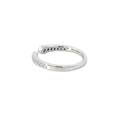 White Gold Split Diamond Band