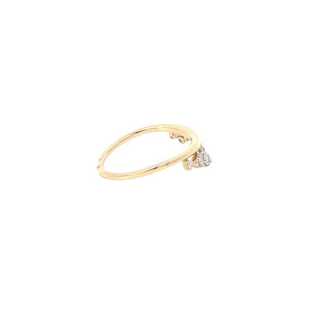 14 Karat Yellow Gold Diamond Ring