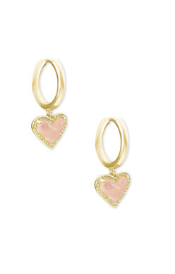 Kendra Scott Ari Heart Huggies