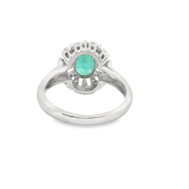 Emerald and Diamond Ring