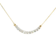 Diamond Smile Bar Pendant