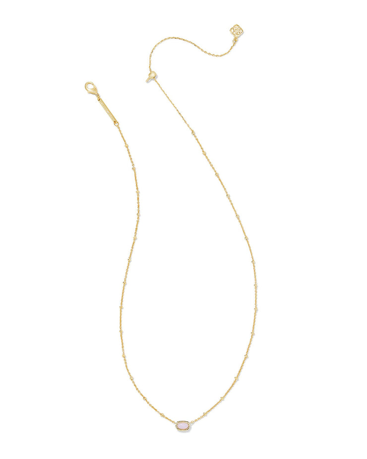 Kendra Scott Mini Elisa Pink Opalite Necklace