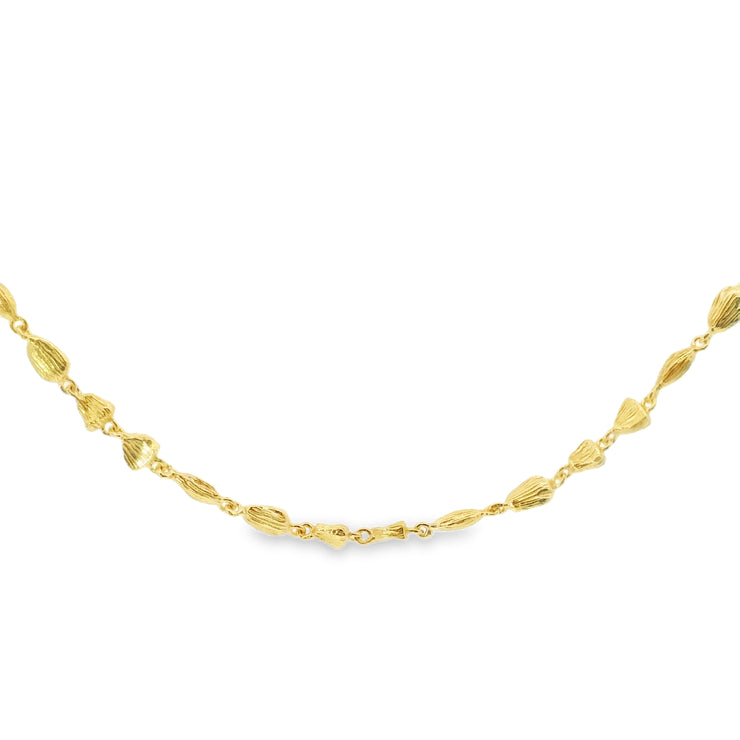 Vermeil Nugget Choker Necklace