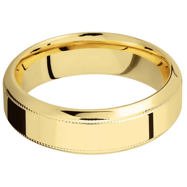 18K Yellow Gold + Polish , Polish Finish