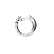Emerald Cut Diamond Huggies