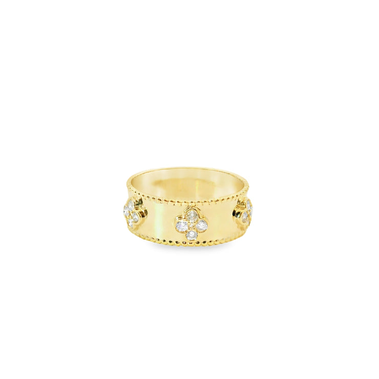 Diamond Clover Ring