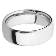 14K White Gold + Polish Finish