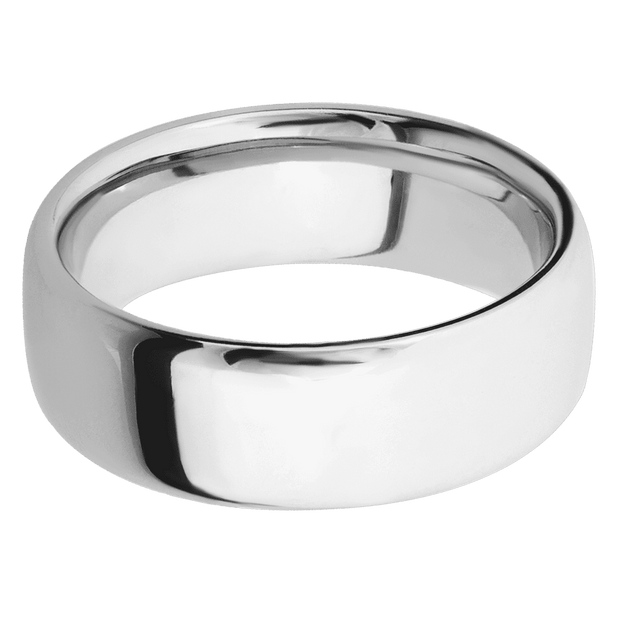 14K White Gold + Polish Finish