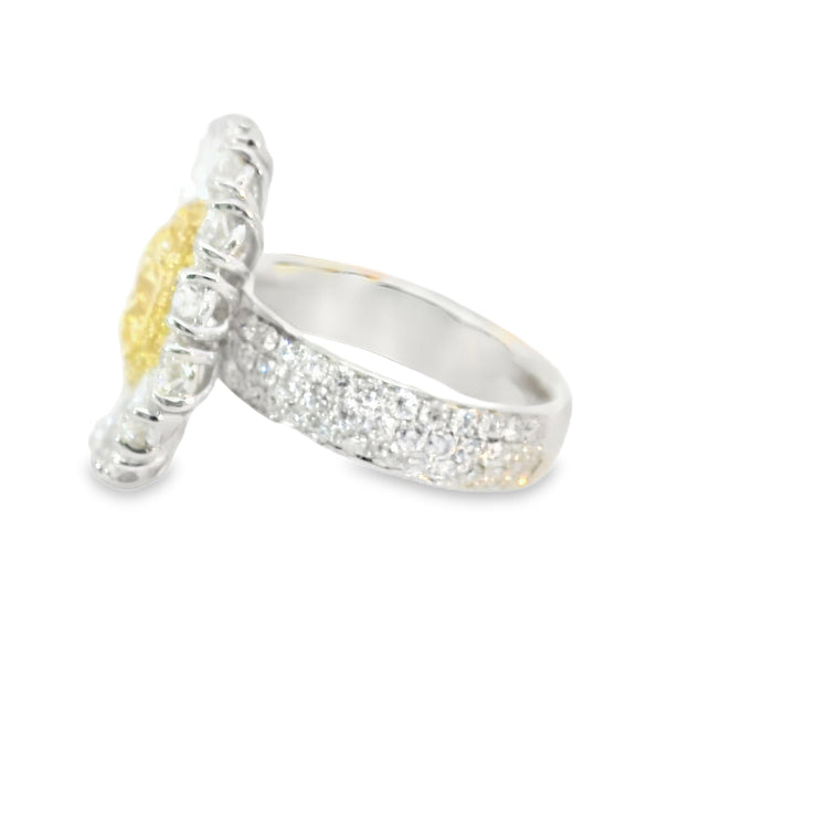 Yellow Diamond Ring